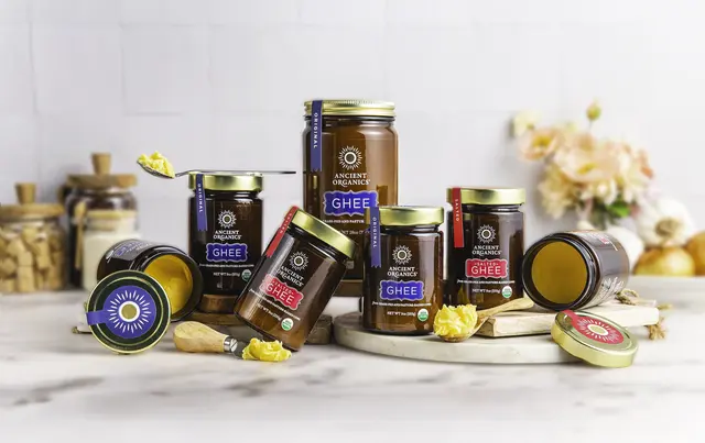 Ancient Organics ghee jars
