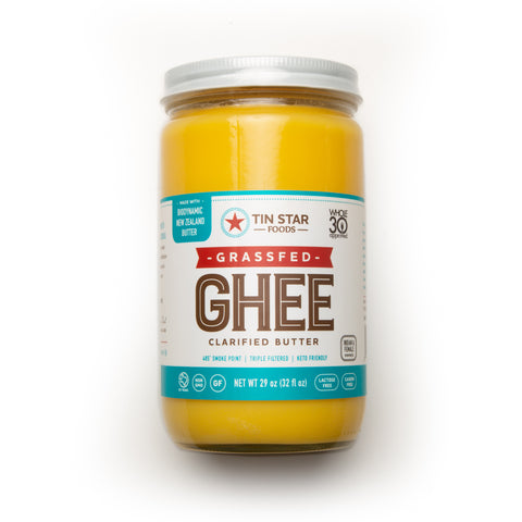 Tin Star Foods grassfed ghee jar